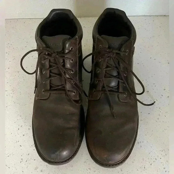 Rockport Men's Storm Surge Plain Toe Brown Boot in Men’s Size 12 - Picture 2 of 16